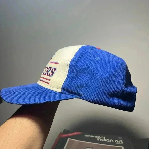 VTG  New York Rangers Ted Fletcher The Classic Corduroy Snapback Hat Cap NHL - Picture 4 of 6